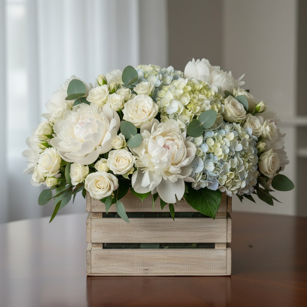 Композиция «Белый сад»